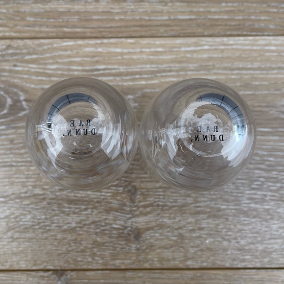 Rae Dunn Artisan Collection Bride and Groom Stemless Champagne Glass Set - Picture 7 of 7